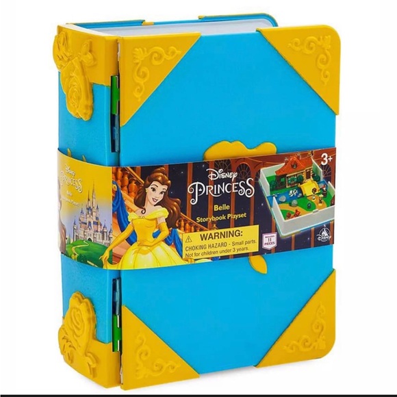 Disney Parks Beauty & Beast Princess Belle Storybook Castle Playset NEW - Picture 4 of 5